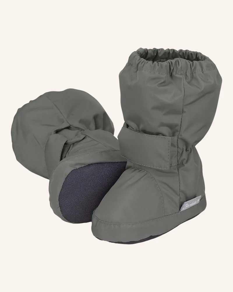 Sterntaler Baby-Schuh Dunkelgrün