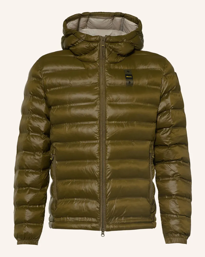 Blauer Steppjacke Charles gruen Oliv