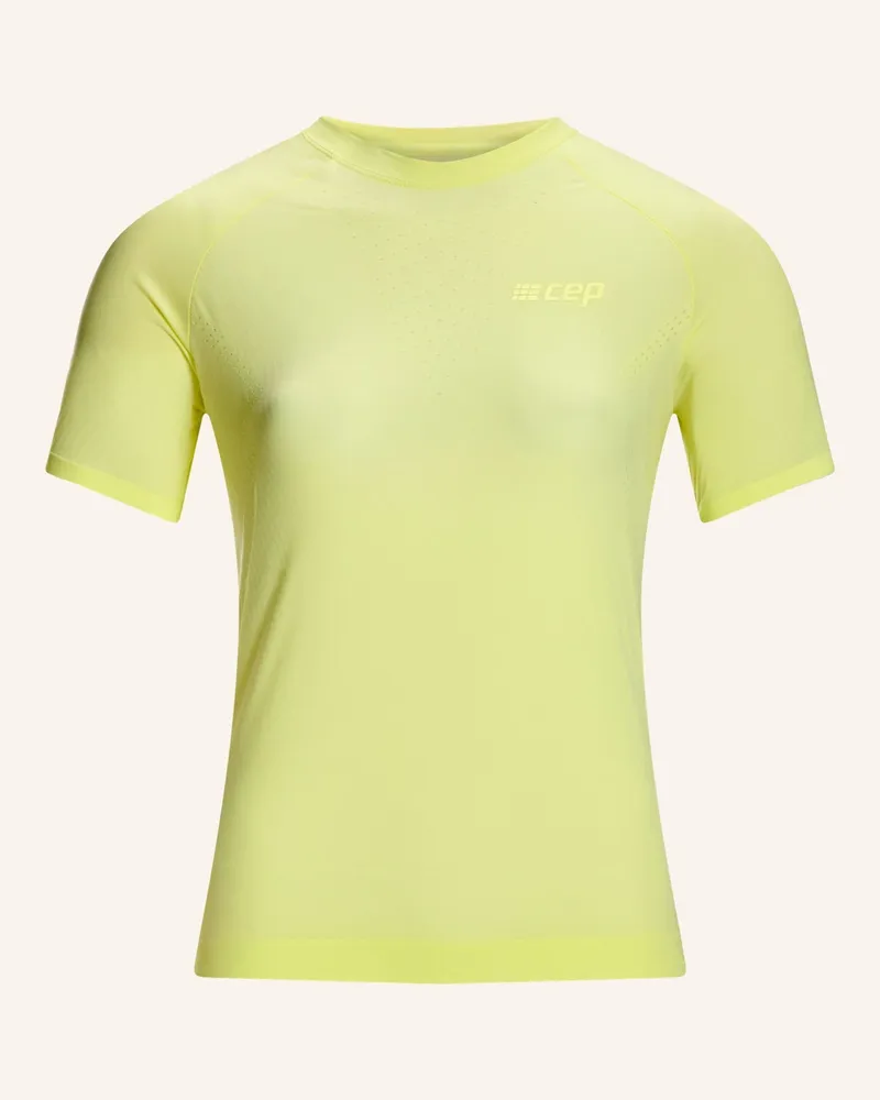 CEP Laufshirt ULTRALIGHT SHORT SLEEVE Hellgrün