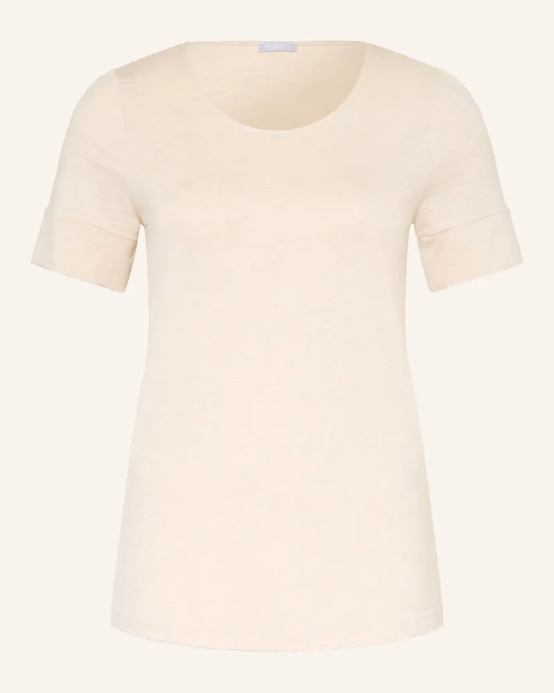 Hanro Schlafshirt NATURAL ELEGANCE Beige