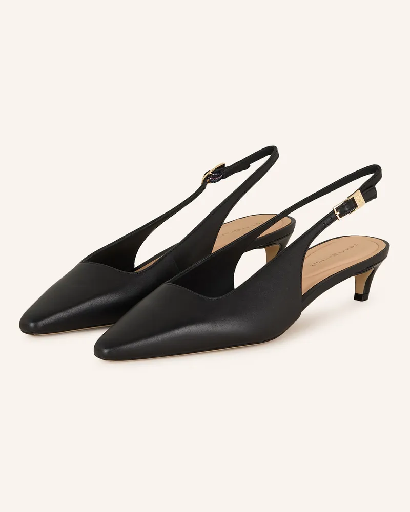 Tommy Hilfiger Slingpumps schwarz Schwarz