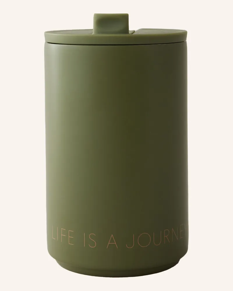 DESIGN LETTERS Thermobecher Chpilifeis gruen Oliv