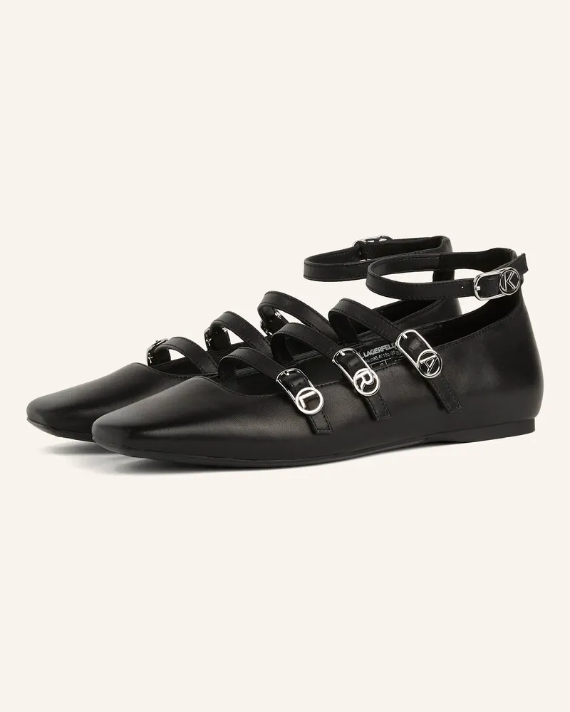 Karl Lagerfeld Sandalen schwarz Schwarz