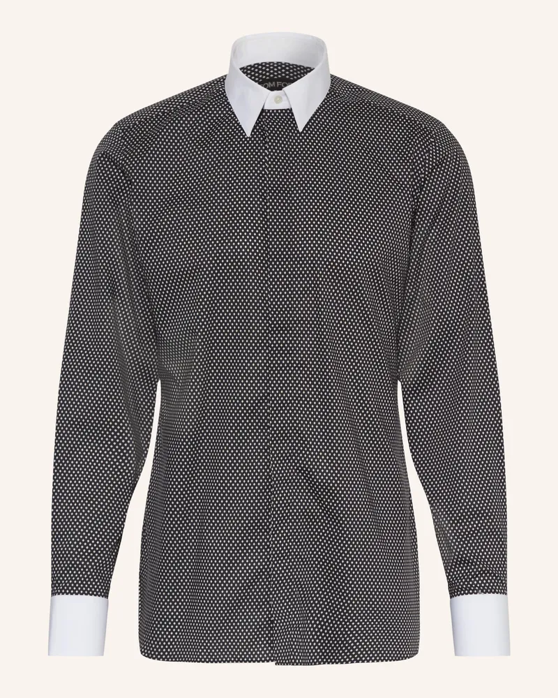Tom Ford Hemd Classic Fit Schwarz