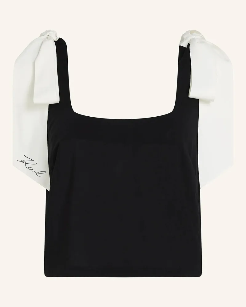 Karl Lagerfeld Top Schwarz