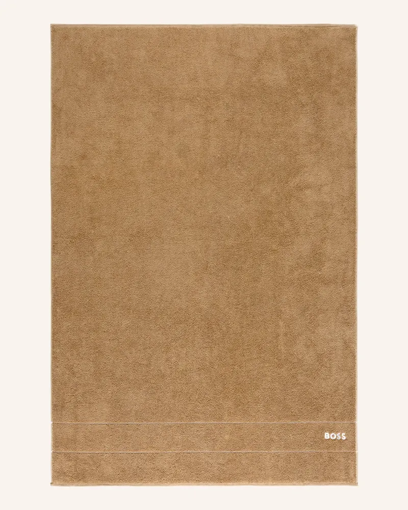 HUGO BOSS Badetuch PLAIN Hellbraun