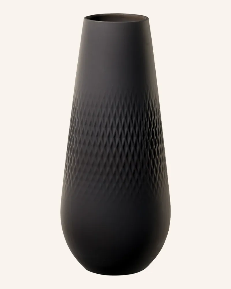 Villeroy & Boch Vase MANUFACTURE COLLIER NOIR Schwarz
