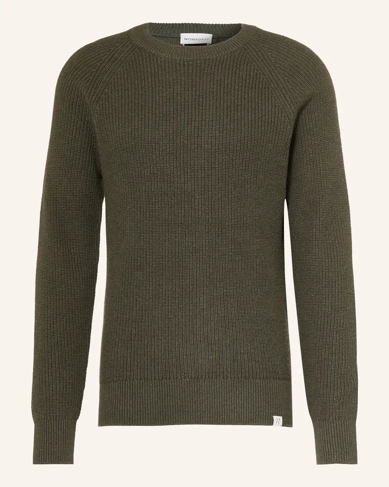 Nowadays Pullover gruen Khaki