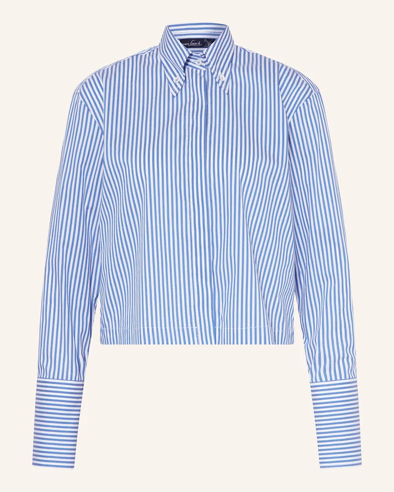 van Laack Cropped-Hemdbluse PONCAS-SV Blau
