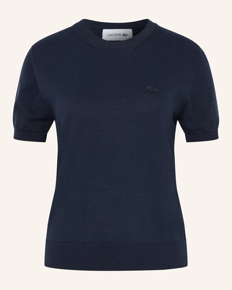 Lacoste Strickshirt blau Dunkelblau