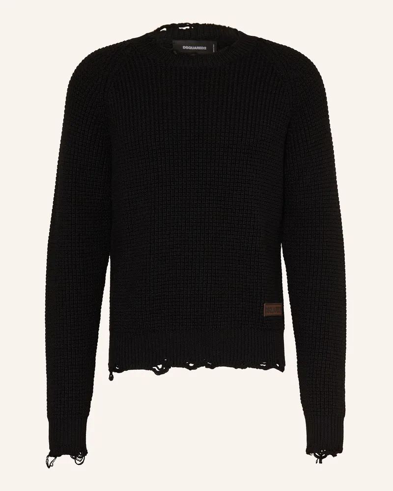 Dsquared2 Pullover schwarz Schwarz