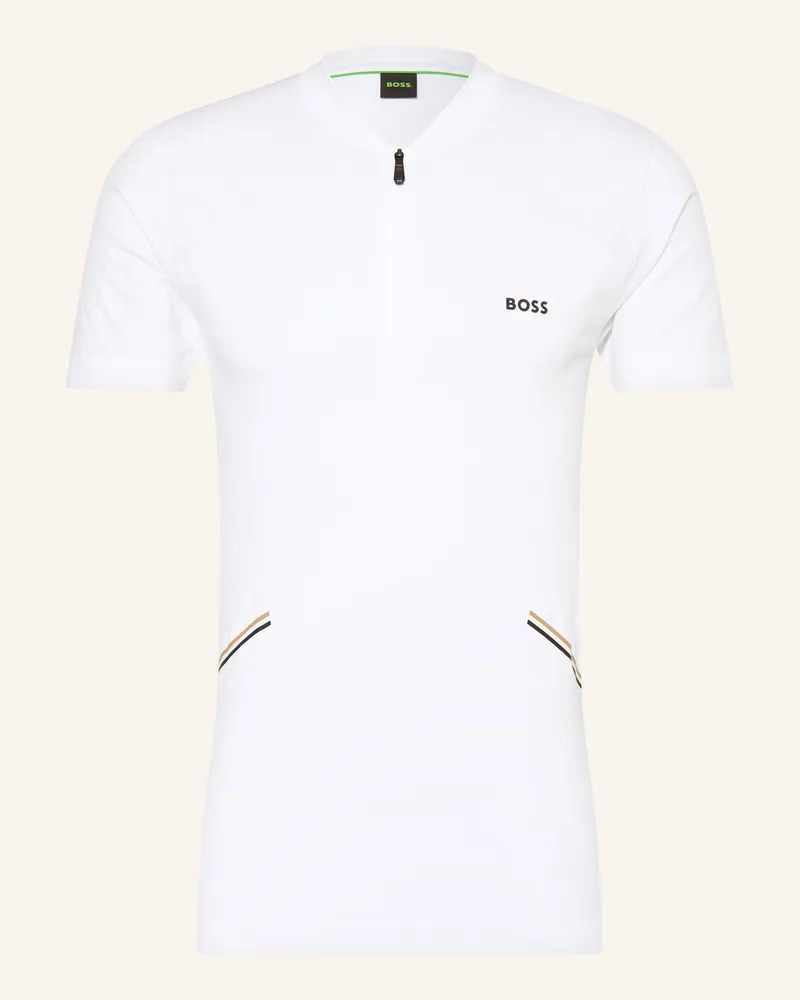HUGO BOSS Funktions-Poloshirt Toc Game 2 Slim Fit weiss Weiss
