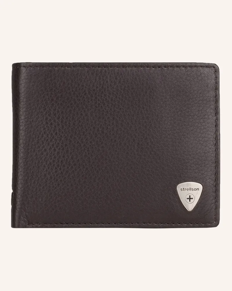 Strellson Geldbörse Harrison braun Braun