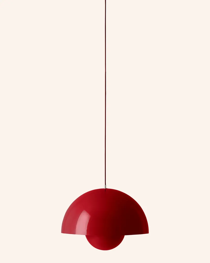 &Tradition Pendelleuchte FLOWERPOT VP1 Rot