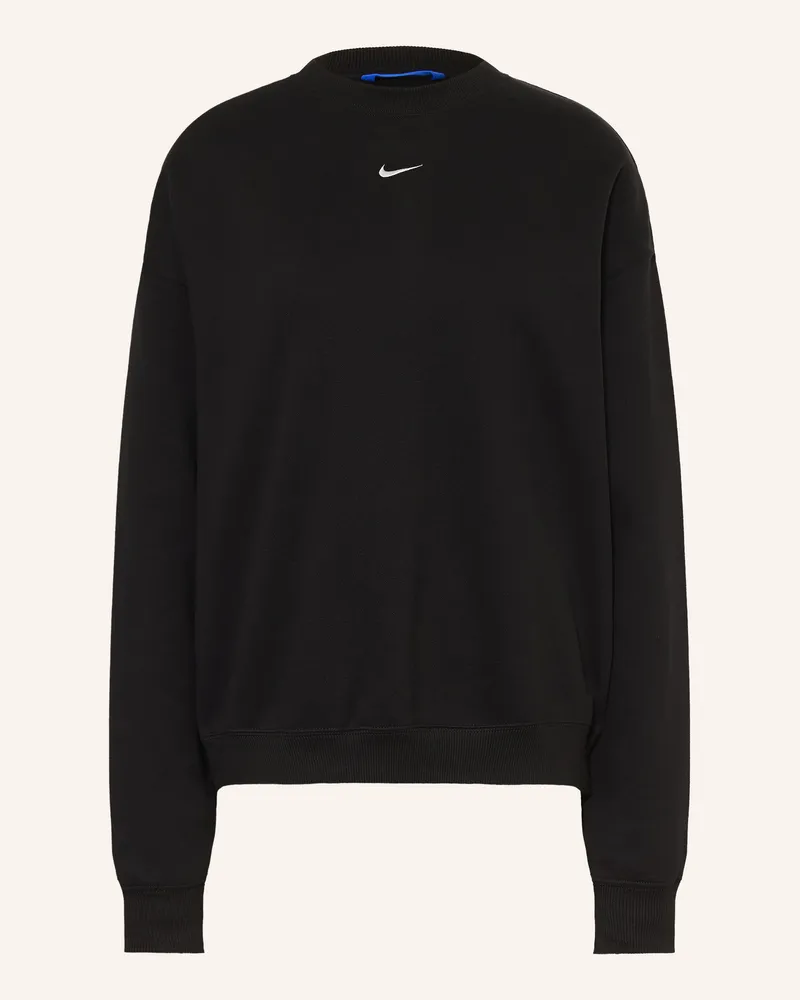 Nike Oversized-Sweatshirt Studio Fleece schwarz Schwarz