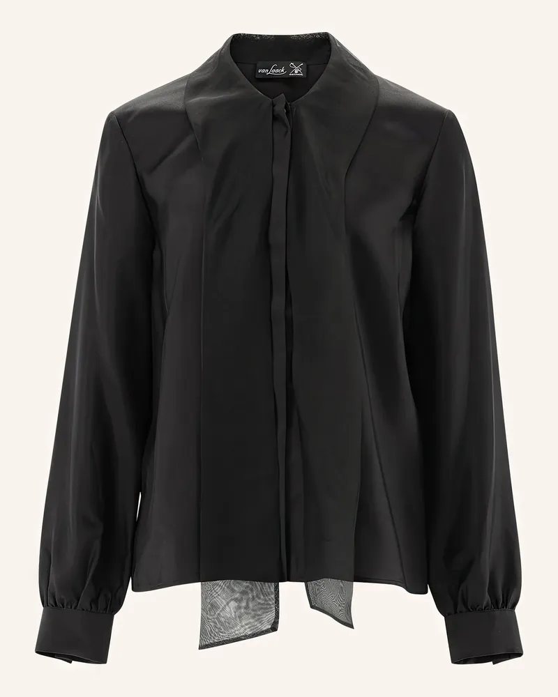 van Laack Bluse Modern Fit Schwarz