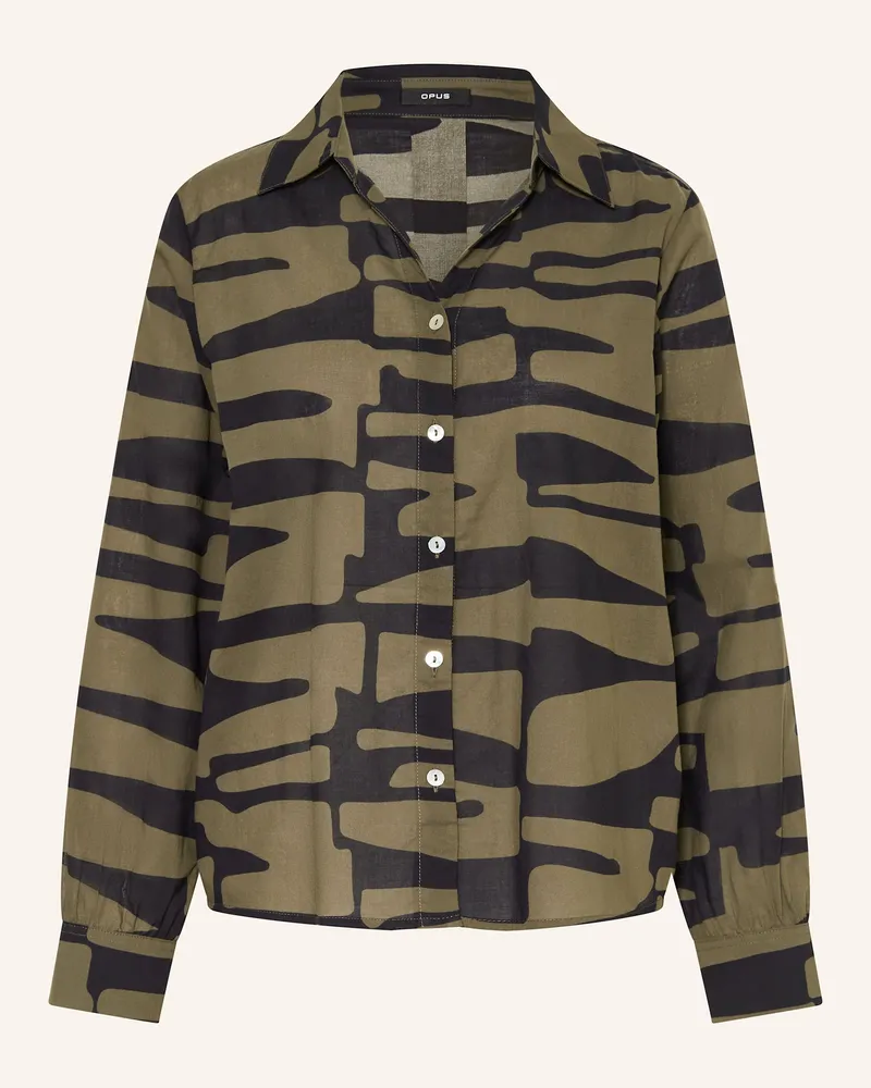 OPUS Hemdbluse FUMANI JUNGLE Oliv