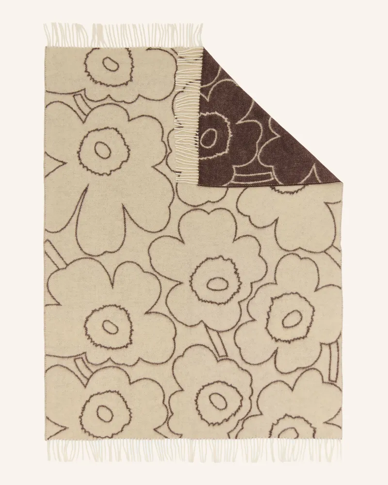 Marimekko Plaid Piirto Unikko beige Beige