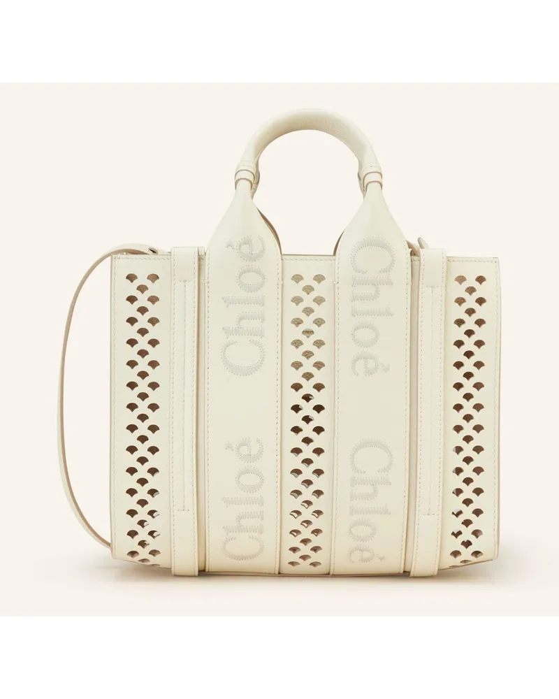 Chloé Shopper WOODY Weiss