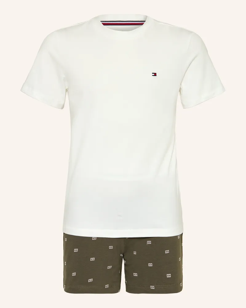 Tommy Hilfiger Shorty-Schlafanzug gruen Khaki
