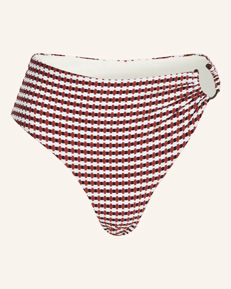 JETS Australia High-Waist-Bikini-Hose ZARLA Dunkelrot