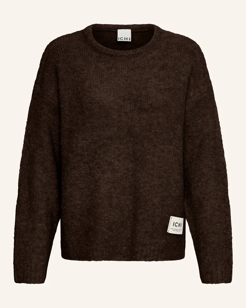 ICHI Pullover Ihsarisa braun Dunkelbraun