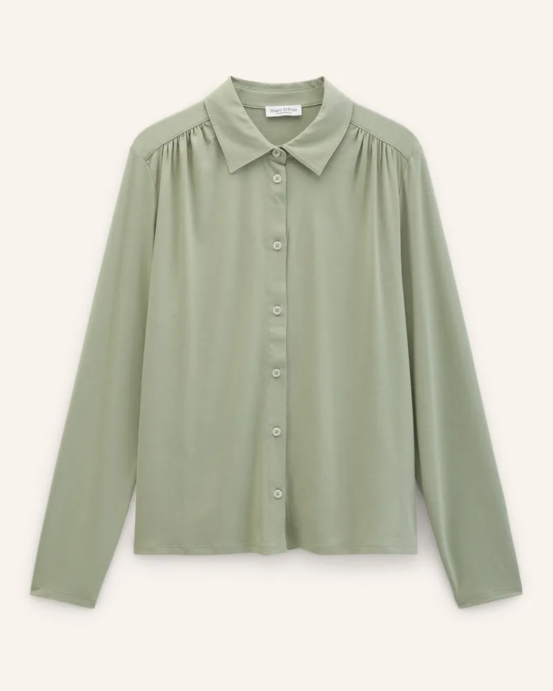 Marc O'Polo Jerseybluse gruen Hellgrün