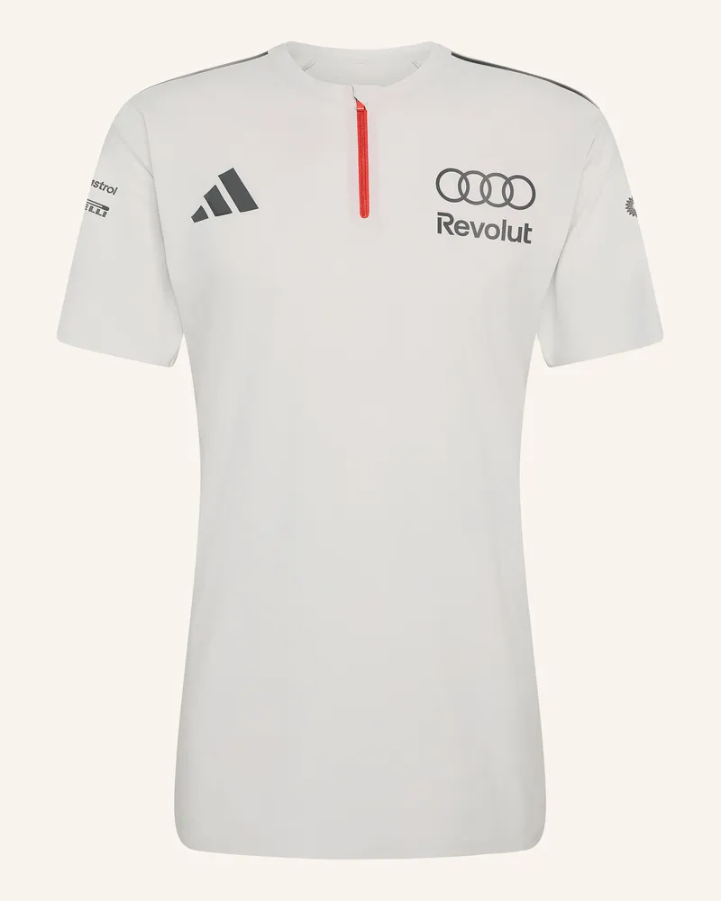 adidas T-Shirt AUDI FORMULA ONE TEAM ENGINEERS & MARKETING Hellgrau