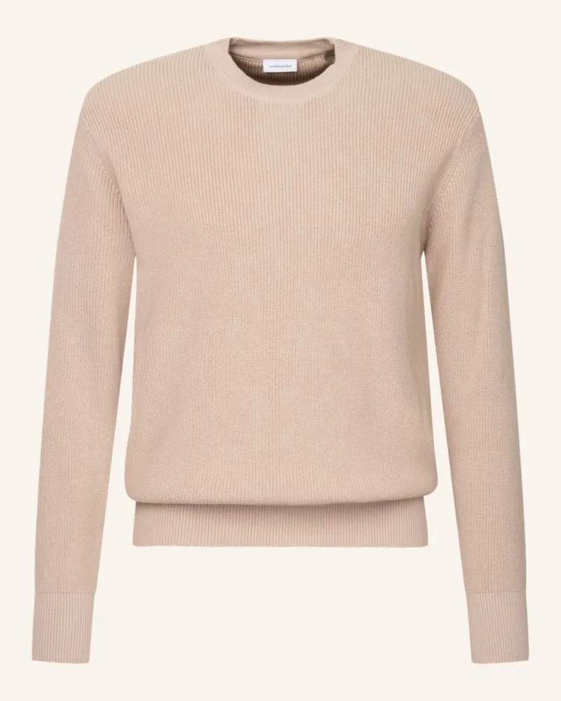 Seidensticker Pullover Regular Fit Beige