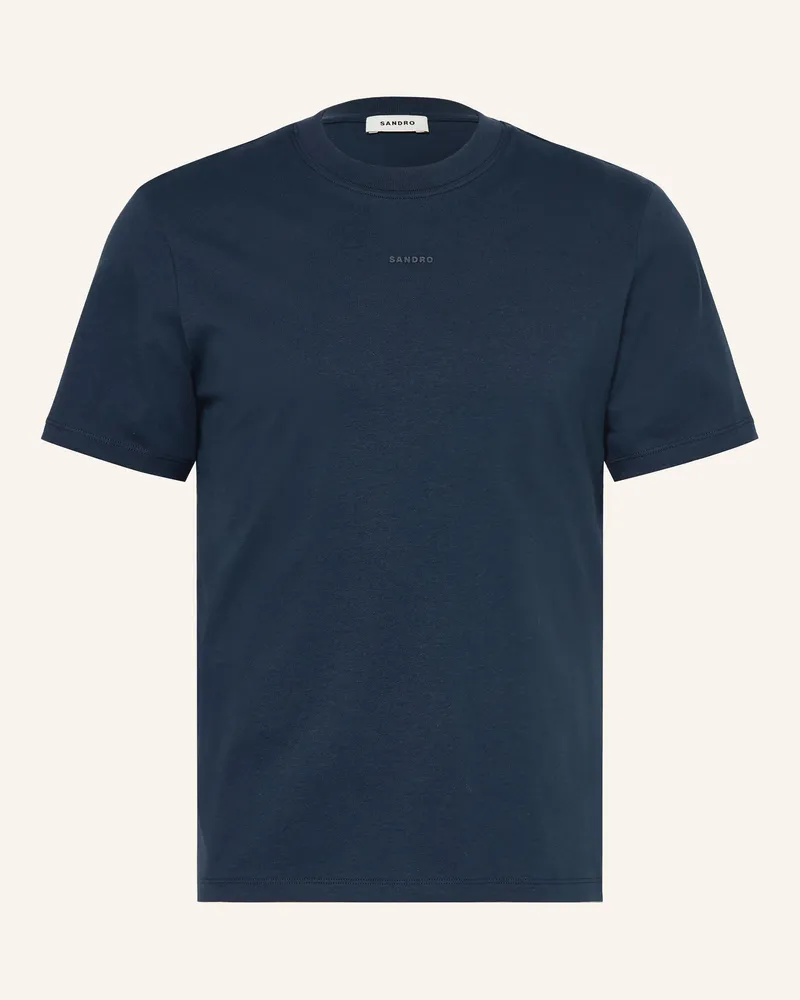 Sandro T-Shirt blau Dunkelblau