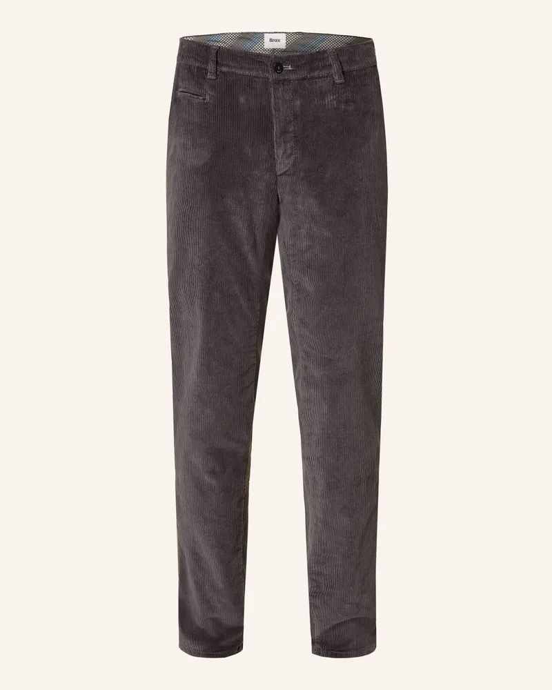 Brax Cordchino FABIO DX Modern Fit Dunkelgrau