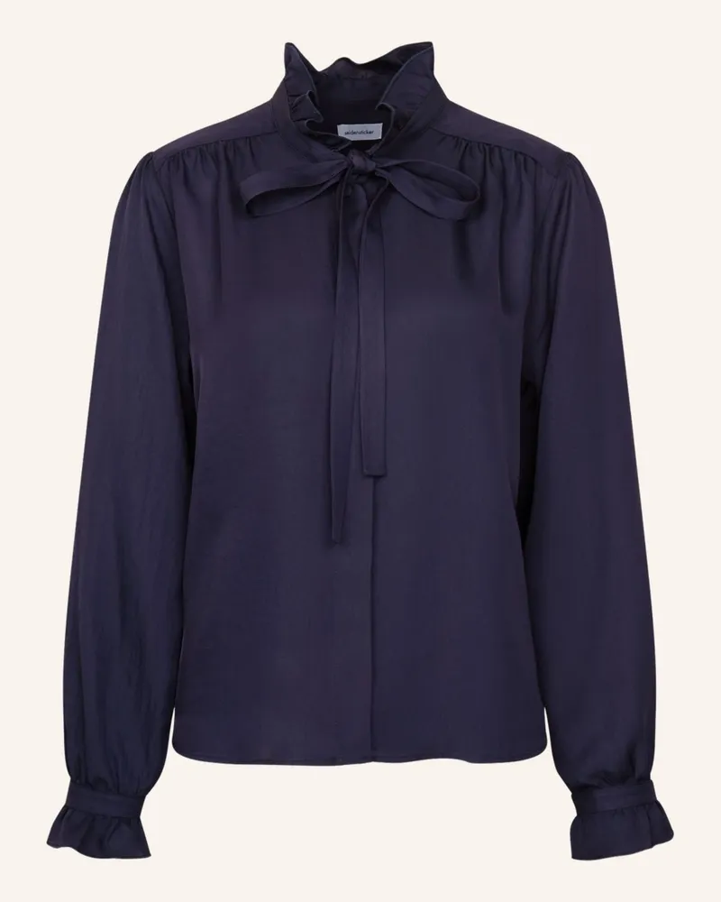 Seidensticker Ausgestellte Bluse blau Dunkelblau