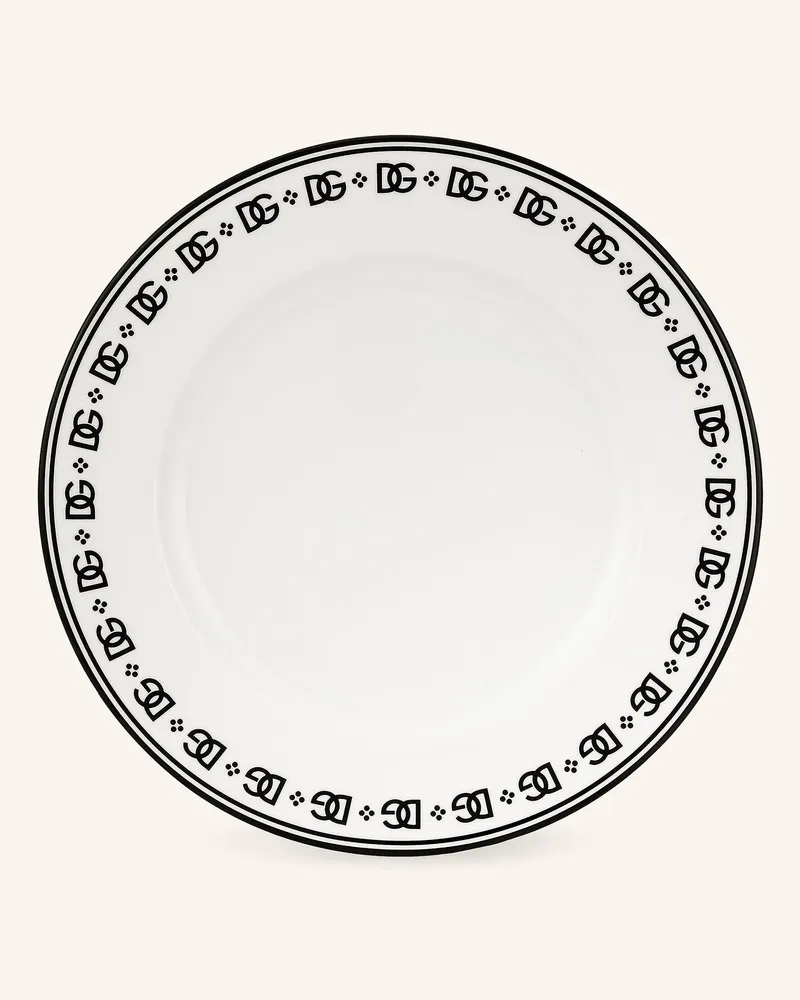 Dolce & Gabbana Casa Menüteller weiss Weiss