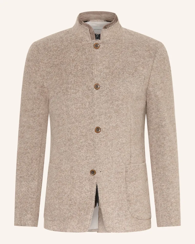 Roy Robson Sakko Slim Fit beige Grau