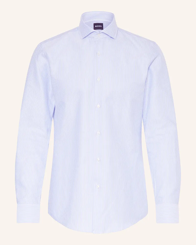 HUGO BOSS Hemd HANK Slim Fit Hellblau