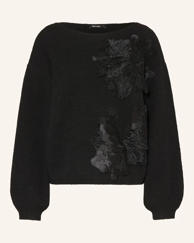 MARC AUREL Pullover schwarz Schwarz