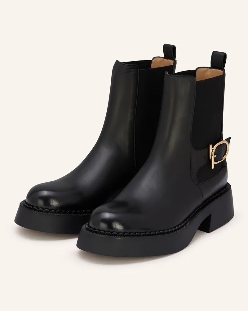Ferragamo Chelsea-Boots Tia schwarz Schwarz