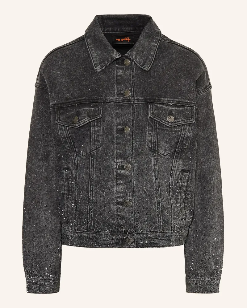 Miss Goodlife Jeansjacke mit Schmucksteinen 328