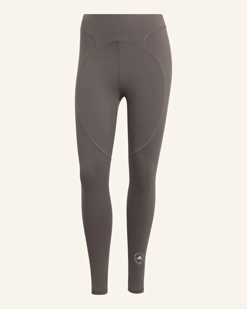 adidas Tights Adidas By Stella Mccartney Training 7/8 braun Grau
