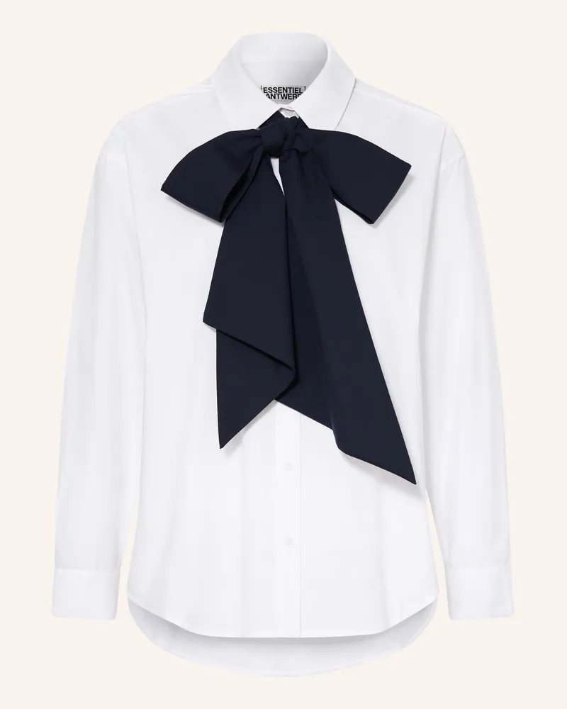 Essentiel Hemdbluse Jambers Mit Abnehmbarer Schluppe blau Weiss