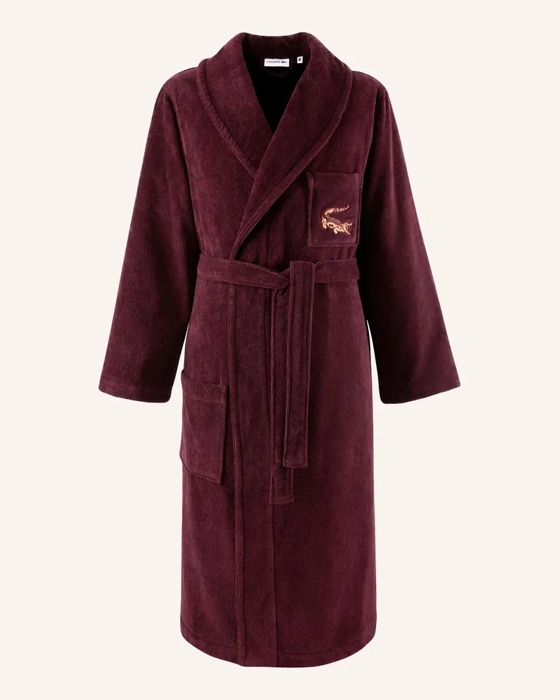 Lacoste Bademantel Lrene rot Rot