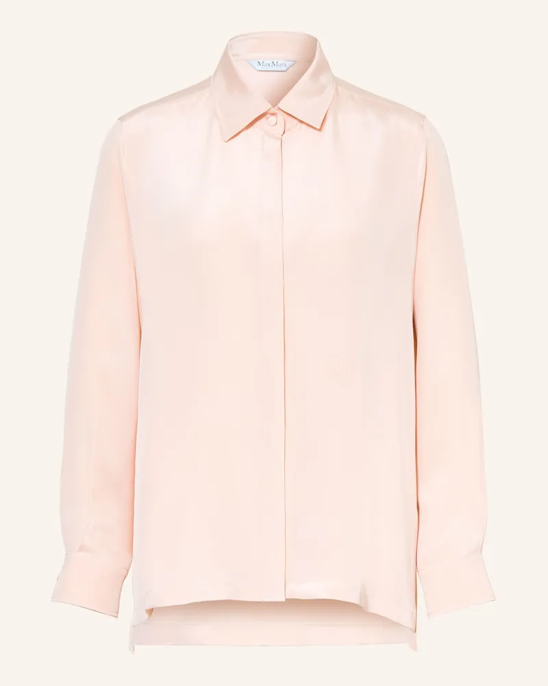 Max Mara Hemdbluse Geranio Aus Seide rosa Rosé