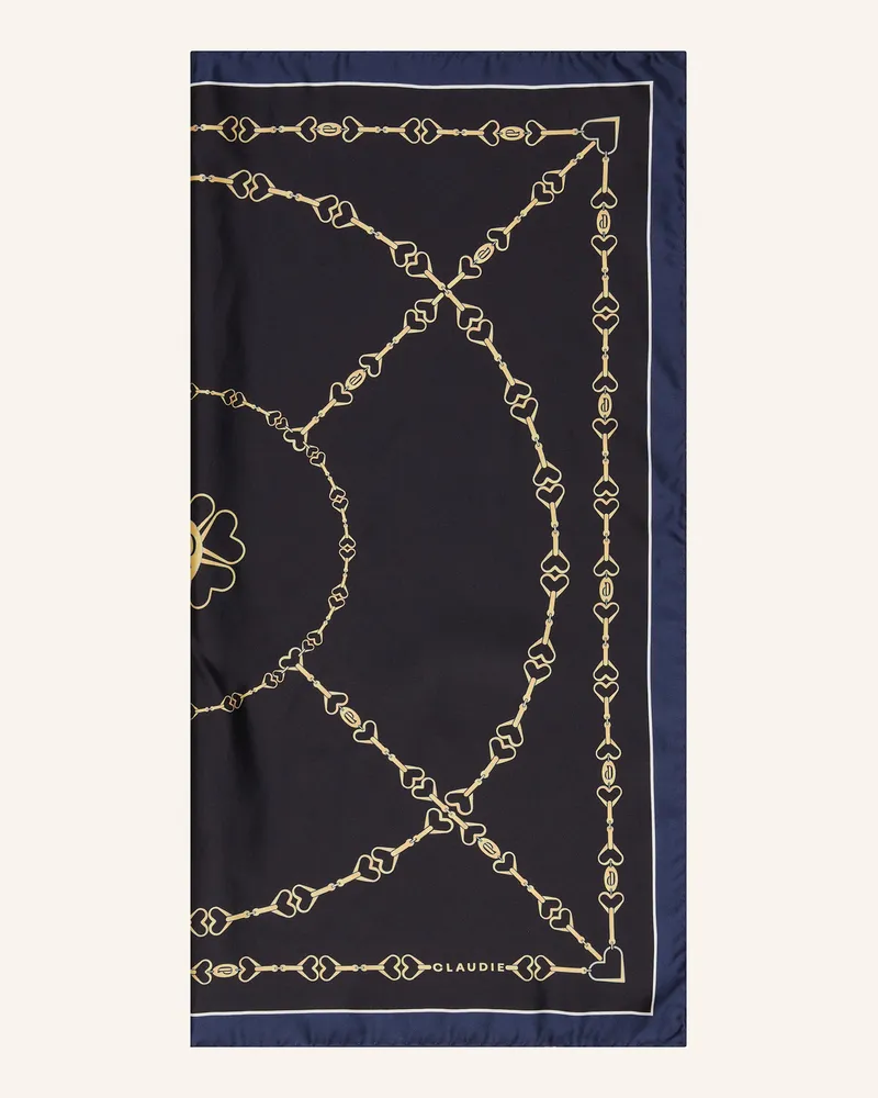 Claudie Pierlot Seidentuch Dunkelblau