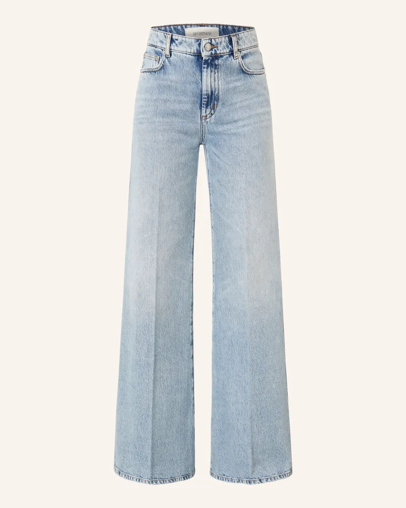 SPORTMAX Wide Leg Jeans Zero blau 009