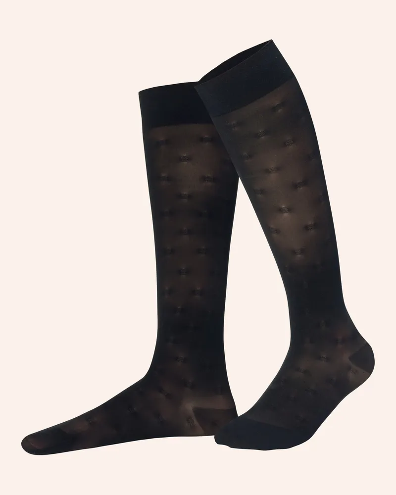 ITEM m6 Knee-High Dotties schwarz Schwarz