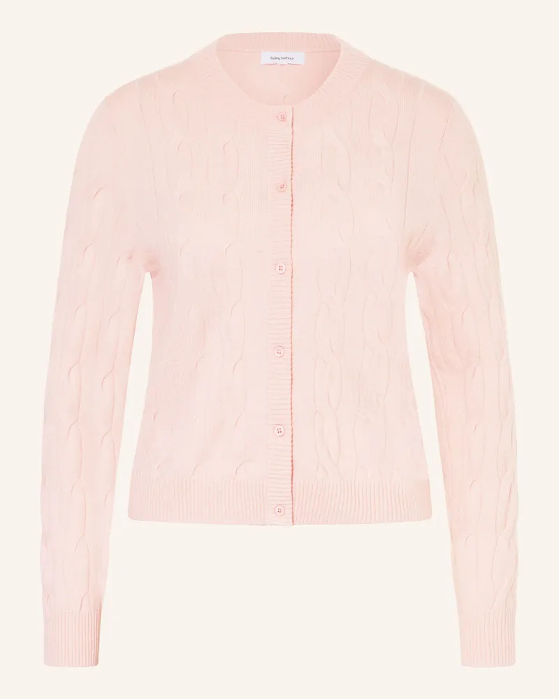 Darling Harbour Strickjacke aus Cashmere Rose