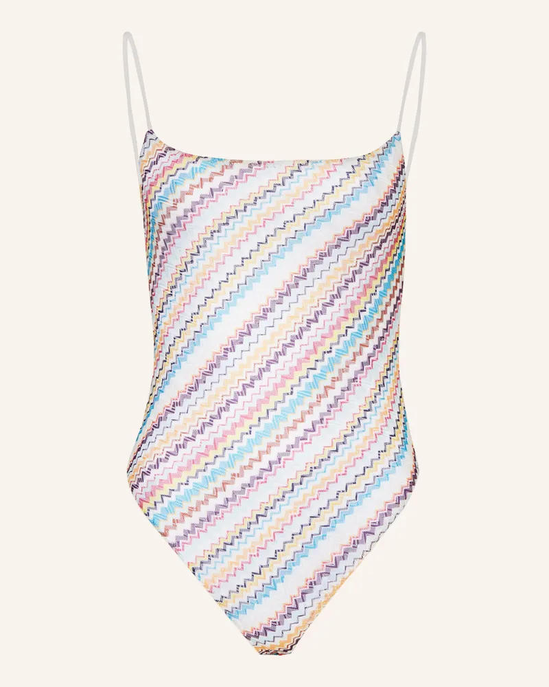Missoni Badeanzug Weiss