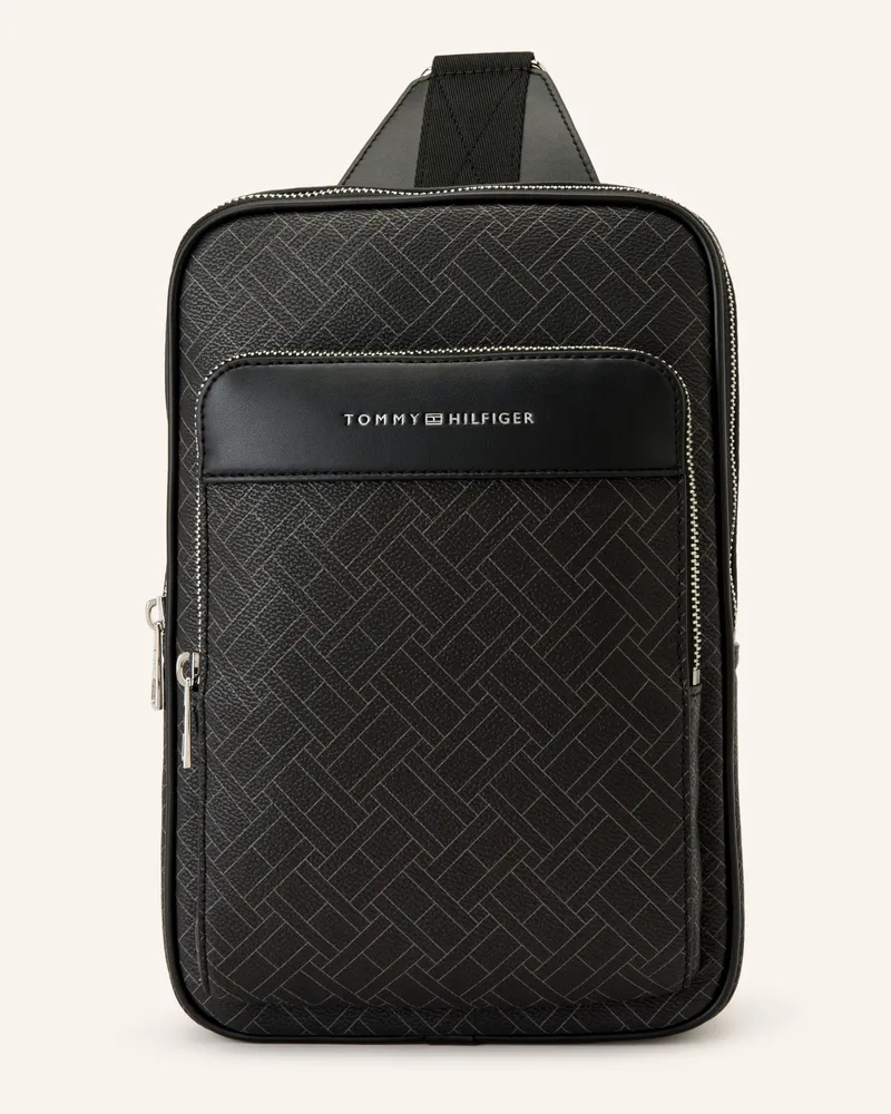 Tommy Hilfiger Umhängetasche Flag schwarz Schwarz