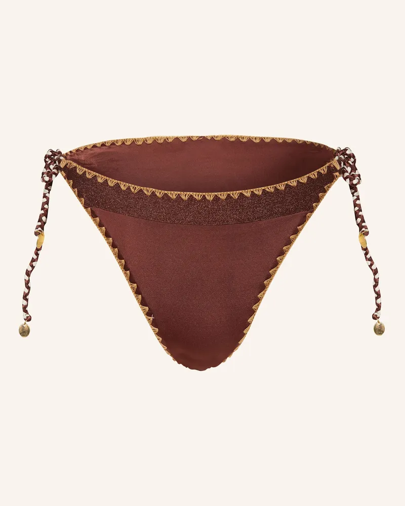 Banana Moon Triangel-Bikini-Hose NAZCA BLIKA Dunkelbraun