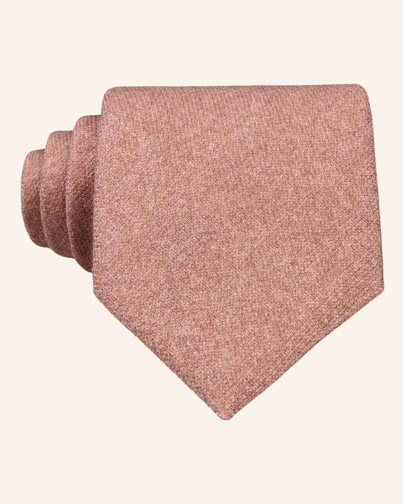 Profuomo Krawatte braun Hellrot